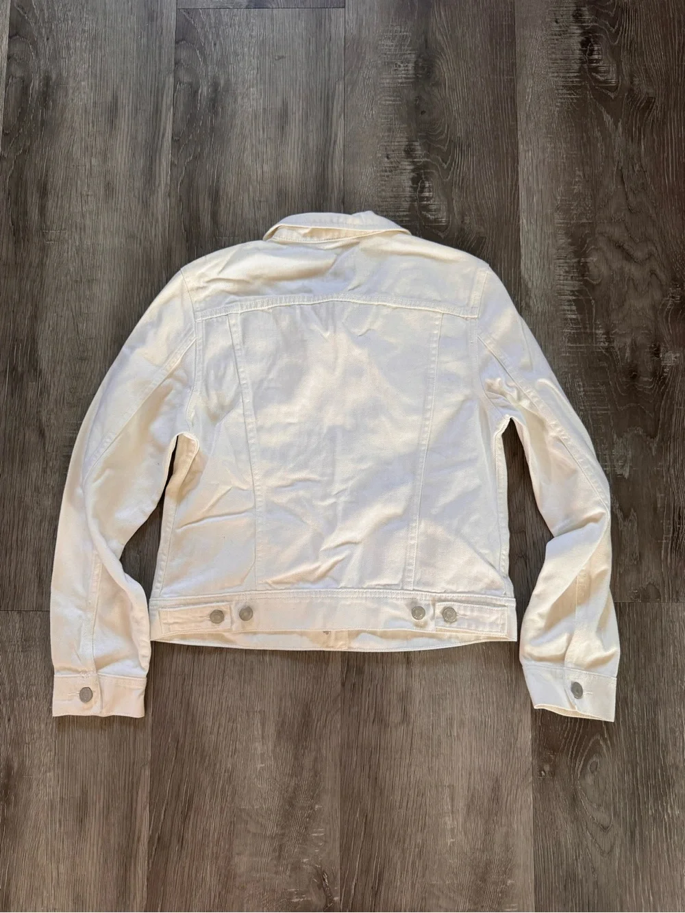 J.Crew Denim Jacket in White NWT Women's Small G0397